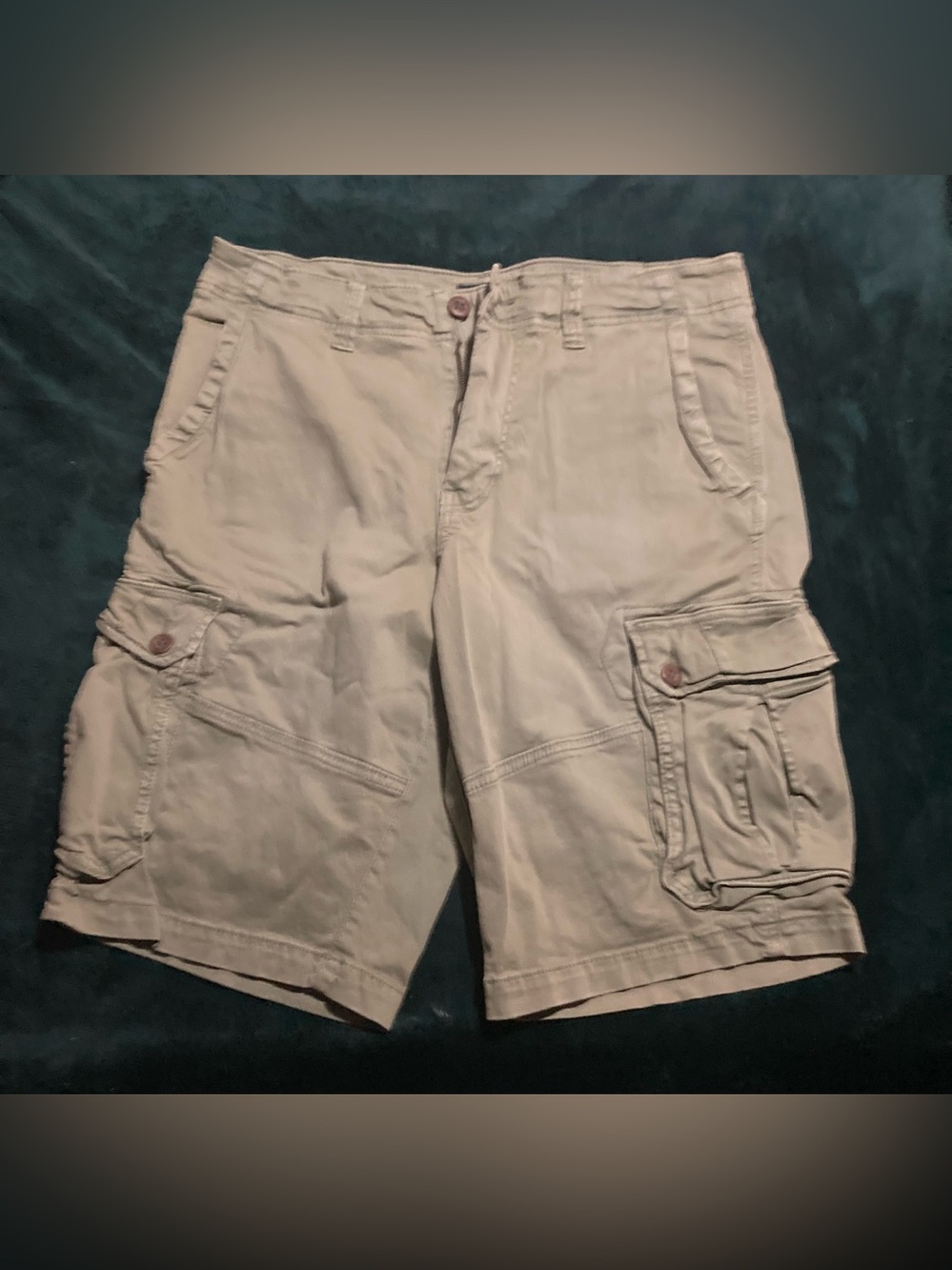 Men’s American Eagle Outfitters Extreme Flex Long Length Cargo Shorts SZ 34 NWOT